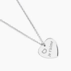 Collier Argent Blanc Sharla