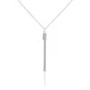 Collier Amaryllis Argent Blanc -Fanny Boutique FACFBW00F6 master