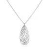 Collier Argent Blanc