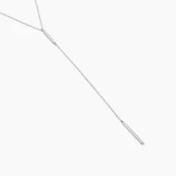 Collier Katell Argent Blanc