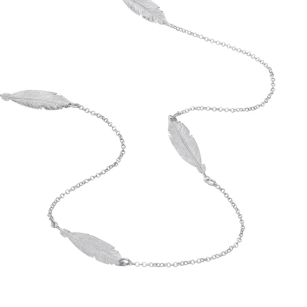 Collier Sautoir Euriell Argent Blanc 4 Collier Sautoir Euriell Argent Blanc – Image 2