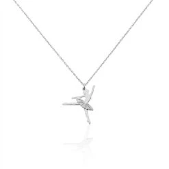 Collier Ritej Argent Blanc