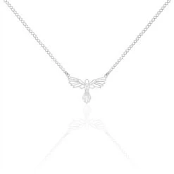 Collier Sevinc Argent Blanc