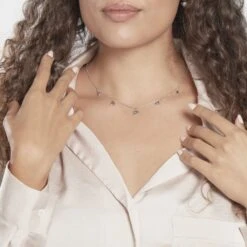 Collier Argent Bassel -Fanny Boutique FACFBW01CA model1