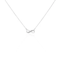 Collier Argent Blanc Wandis