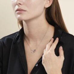 Collier Argent Blanc Ula 8 Collier Argent Blanc Ula -Fanny Boutique FACFBW01EA model0
