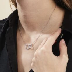 Collier Argent Blanc Ula 9 Collier Argent Blanc Ula -Fanny Boutique FACFBW01EA model1