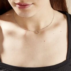 Collier Argent Blanc Cari -Fanny Boutique FACFBW01EP model0