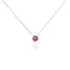 Collier Dwight Argent Blanc Oxyde De Zirconium Rouge -Fanny Boutique FACFBZR044 master
