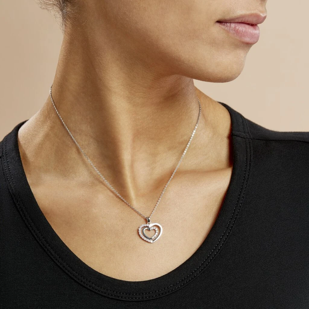 Collier Annabelle Argent Blanc Oxyde De Zirconium 6 Collier Annabelle Argent Blanc Oxyde De Zirconium – Image 4