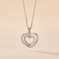 Collier Annabelle Argent Blanc Oxyde De Zirconium 9 Collier Annabelle Argent Blanc Oxyde De Zirconium -Fanny Boutique FACFBZW0MB view2