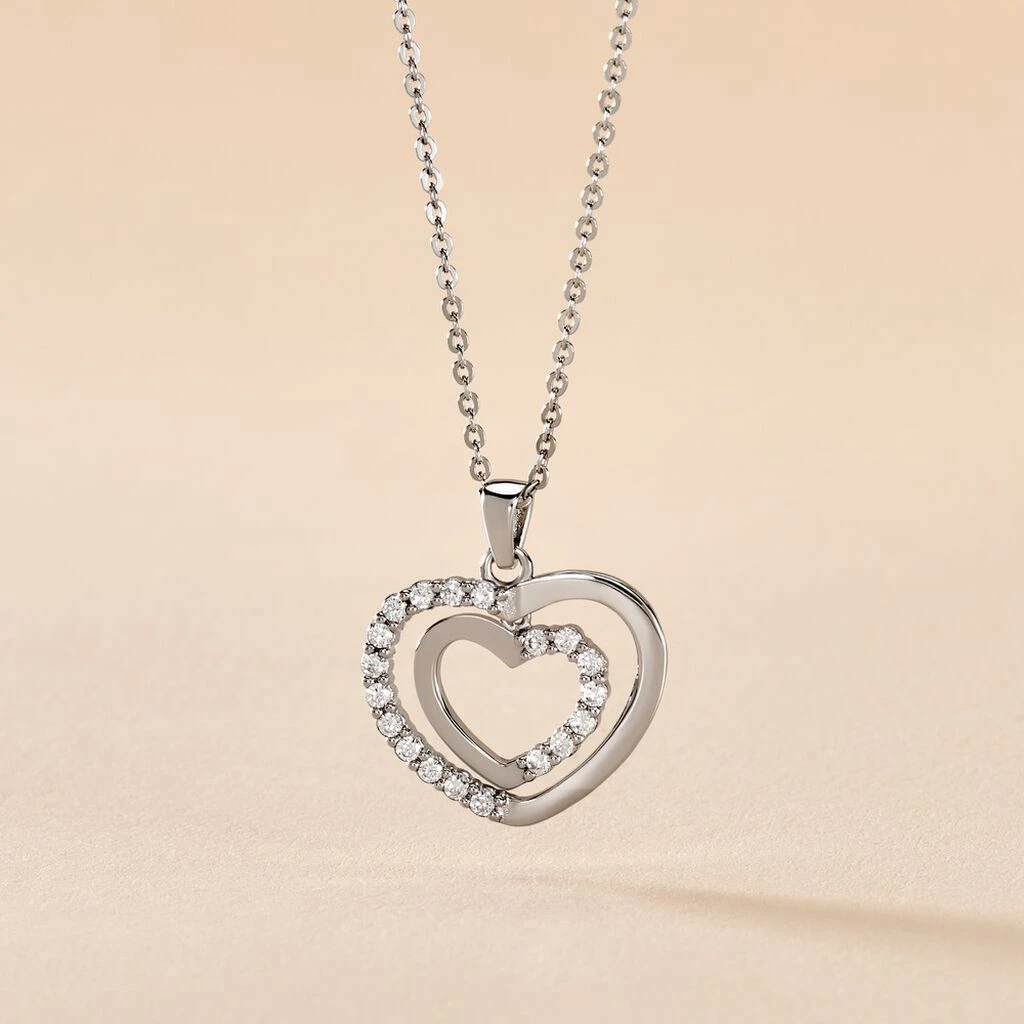 Collier Annabelle Argent Blanc Oxyde De Zirconium 5 Collier Annabelle Argent Blanc Oxyde De Zirconium – Image 3