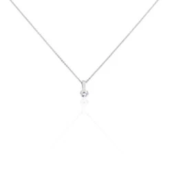 Collier Las Vegas Argent Blanc Oxyde De Zirconium