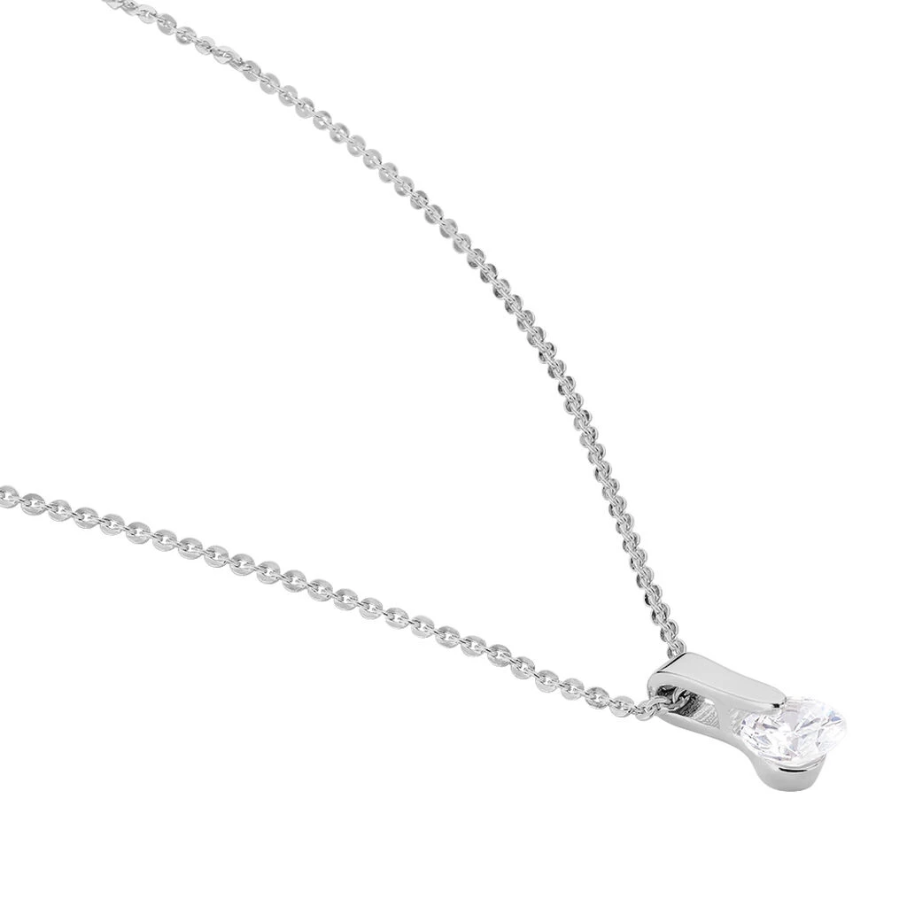 Collier Las Vegas Argent Blanc Oxyde De Zirconium 4 Collier Las Vegas Argent Blanc Oxyde De Zirconium – Image 2