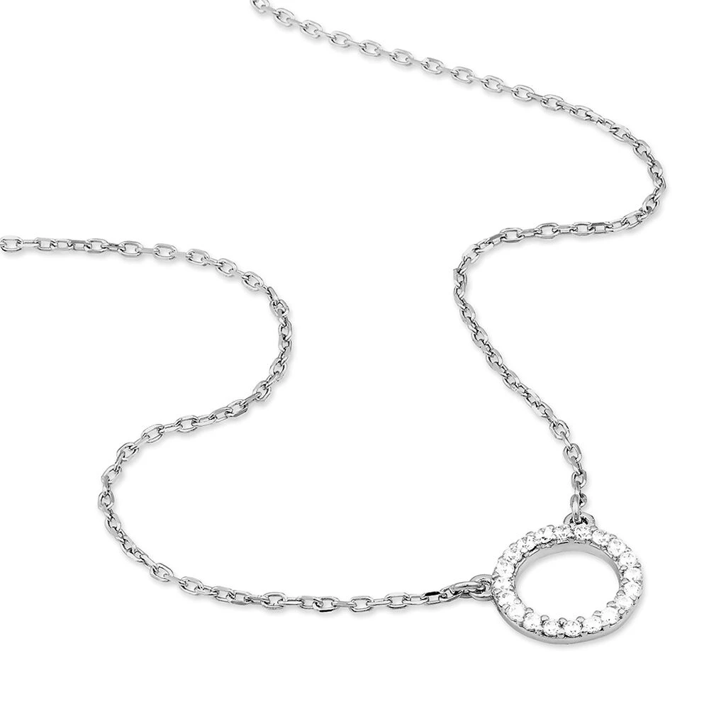 Collier Jaya Argent Blanc Oxyde De Zirconium 4 Collier Jaya Argent Blanc Oxyde De Zirconium – Image 2