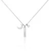 Collier Dreaming Argent Blanc Oxyde De Zirconium