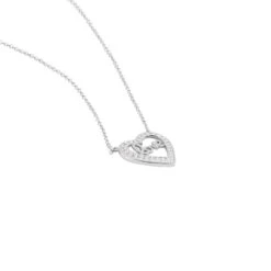 Collier Elansa Argent Blanc Oxyde De Zirconium 7 Collier Elansa Argent Blanc Oxyde De Zirconium -Fanny Boutique FACFBZW1DY view1