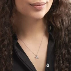 Collier Axella Argent Blanc Oxyde De Zirconium -Fanny Boutique FACFBZW1E5 model1