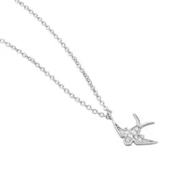 Collier Janea Argent Blanc Oxyde De Zirconium -Fanny Boutique FACFBZW1FW view1