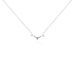 Collier Bartoumieu Argent Blanc Oxyde De Zirconium