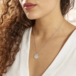 Collier Argent Henrick Oxydes De Zirconium 8 Collier Argent Henrick Oxydes De Zirconium -Fanny Boutique FACFBZW1O7 model0