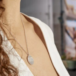 Collier Argent Henrick Oxydes De Zirconium 9 Collier Argent Henrick Oxydes De Zirconium -Fanny Boutique FACFBZW1O7 model1