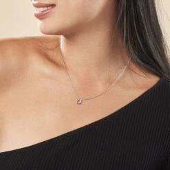 Collier Argent Sylvan Oxydes De Zirconium -Fanny Boutique FACFBZW1QE model0