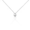 Collier Argent Temusio Oxydes De Zirconium
