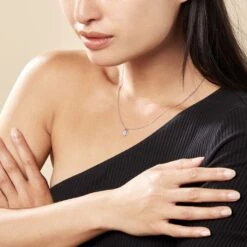 Collier Argent Temusio Oxydes De Zirconium -Fanny Boutique FACFBZW1QM model0