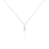 Collier Argent Constantin Argent Blanc Oxyde