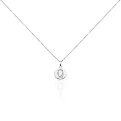 Collier Argent Eugenien Oxydes De Zirconium