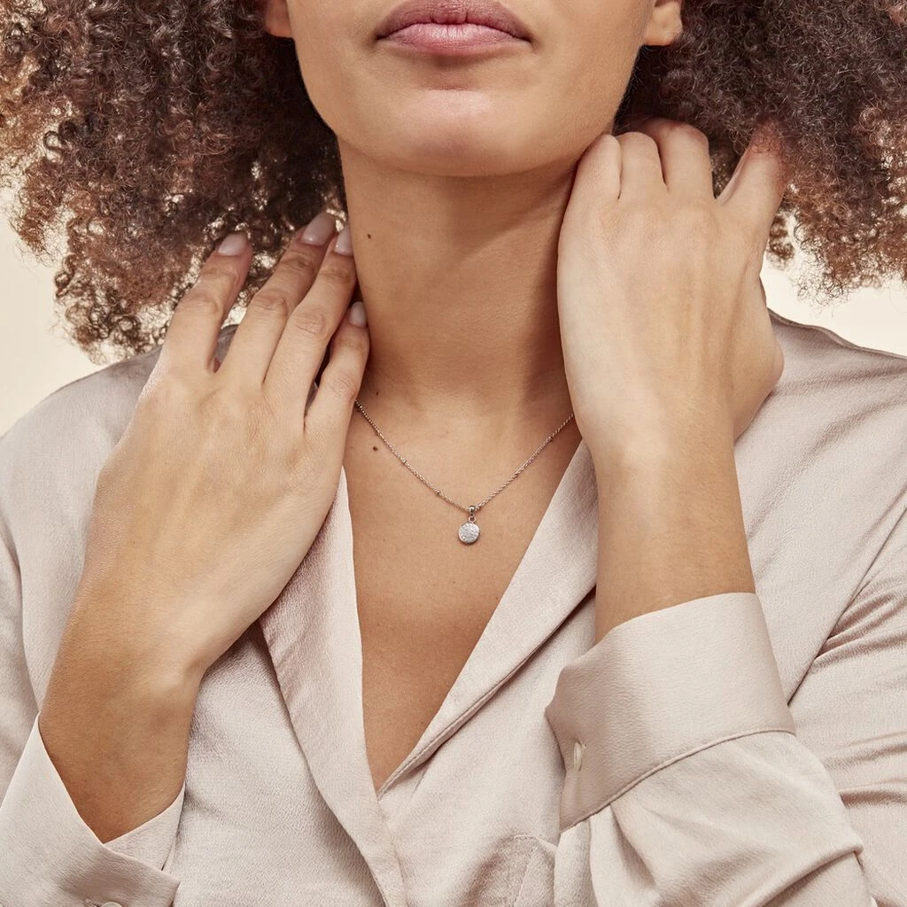 Collier Pascalin Argent Blanc Oxyde De Zirconium 5 Collier Pascalin Argent Blanc Oxyde De Zirconium – Image 3