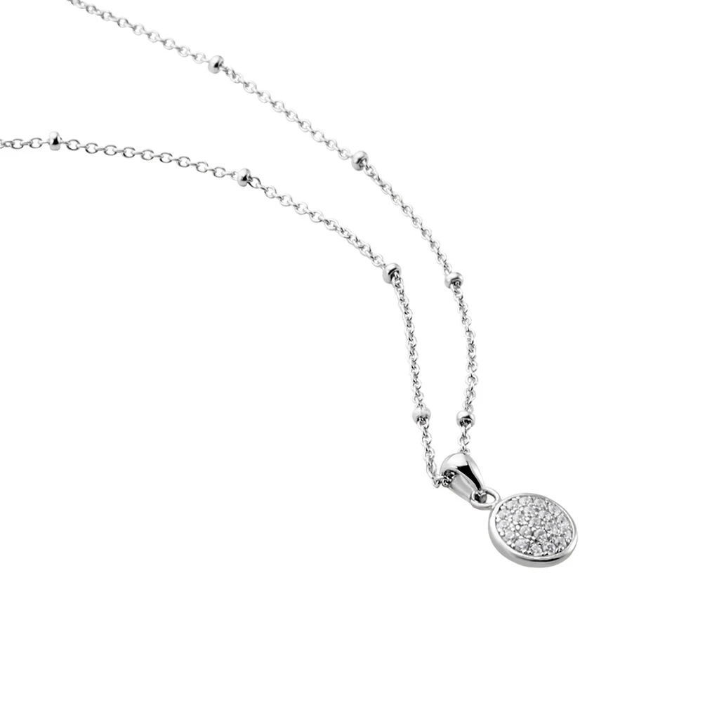Collier Pascalin Argent Blanc Oxyde De Zirconium 4 Collier Pascalin Argent Blanc Oxyde De Zirconium – Image 2