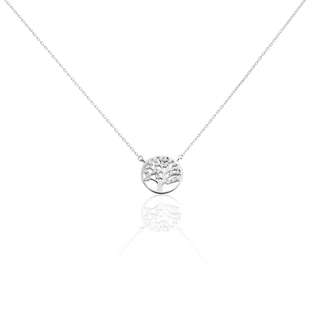 Collier Argent Blanc Siannus Oxydes De Zirconium 3 Collier Argent Blanc Siannus Oxydes De Zirconium