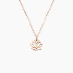 Collier Rosita Argent Rose