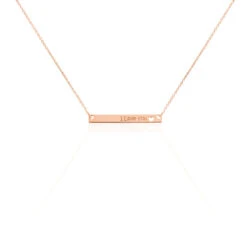 Collier Kamile Argent Rose