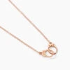Collier Argent Rose Kim