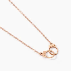 Collier Argent Rose Kim