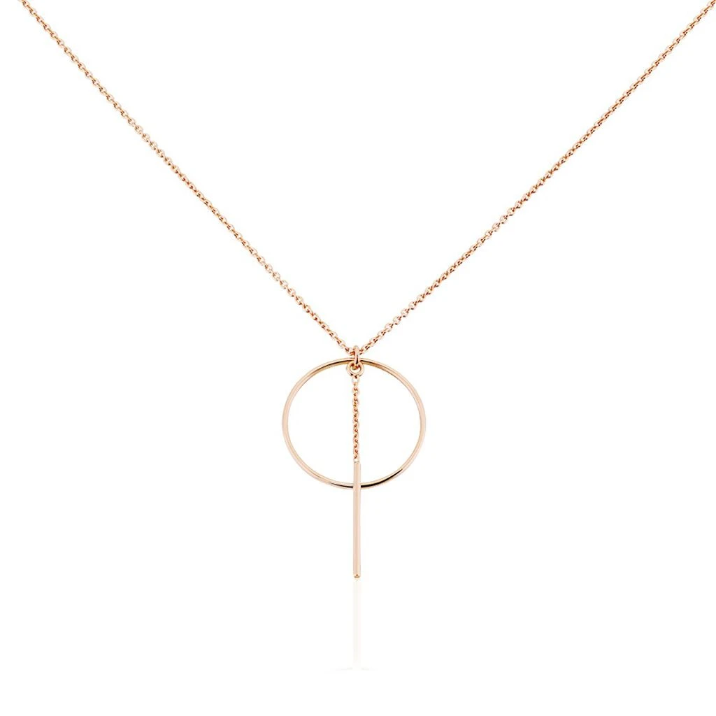 Collier Argent Rose Enissa 3 Collier Argent Rose Enissa