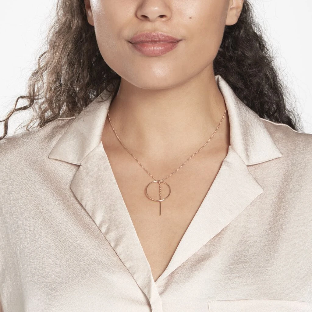 Collier Argent Rose Enissa 6 Collier Argent Rose Enissa – Image 4