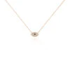 Collier Eldia Argent Rose Oxyde De Zirconium Diamant