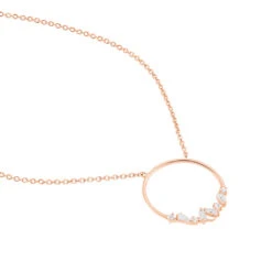 Collier Celene Argent Rose Oxyde De Zirconium -Fanny Boutique FACFRZW743 view1