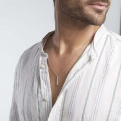 Collier Argent Blanc Fedor -Fanny Boutique FACHBW0381 model0