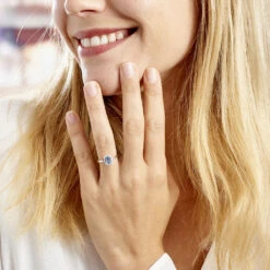 Bague Solitaire Aladin Argent Oxyde De Zirconium -Fanny Boutique FADFBZB184 model0