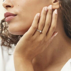 Bague Solitaire Mathylda Argent Blanc Oxyde De Zirconium 15 Bague Solitaire Mathylda Argent Blanc Oxyde De Zirconium -Fanny Boutique FADFBZW13U model1