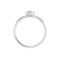Bague Solitaire Mathylda Argent Blanc Oxyde De Zirconium 11 Bague Solitaire Mathylda Argent Blanc Oxyde De Zirconium -Fanny Boutique FADFBZW13U view2