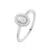 Bague Solitaire Shandrany Argent Blanc Oxyde De Zirconium -Fanny Boutique FADFBZW1HU master