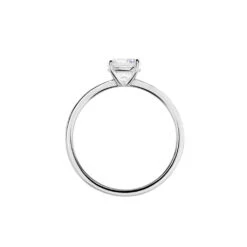 Bague Solitaire Stella Argent Blanc Oxyde De Zirconium -Fanny Boutique FADFBZW1W3 view2