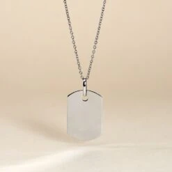 Pendentif Aymerik Argent Blanc -Fanny Boutique FAPHBW0286 view2