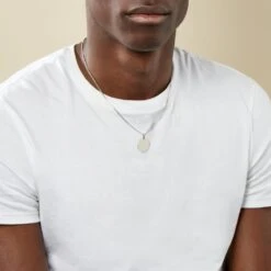 Pendentif Elisandre Argent Blanc -Fanny Boutique FAPHBW0287 model0